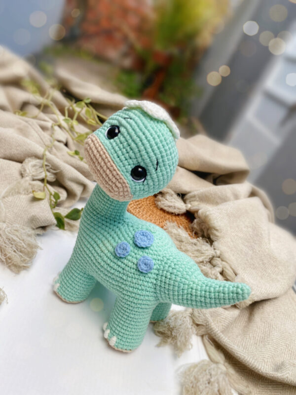 Braquiossauro Amigurumi - Imagem 3